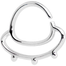 16G 3/8" Outer Space UFO Septum Ring
