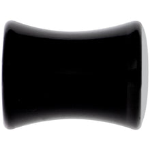 Black Acrylic Green Black Skull Saddle Plug Set 2G