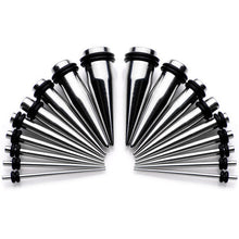 9 Piece Ear Stretching Kit in Stainless Steel Set of 2