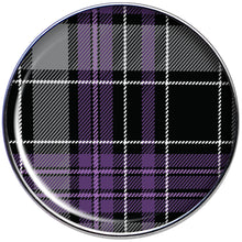 16G 1/4 Winter Purple Black Plaid Tragus Cartilage Earring