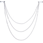 Handcrafted Swirly Link Dangle Nipple Chain