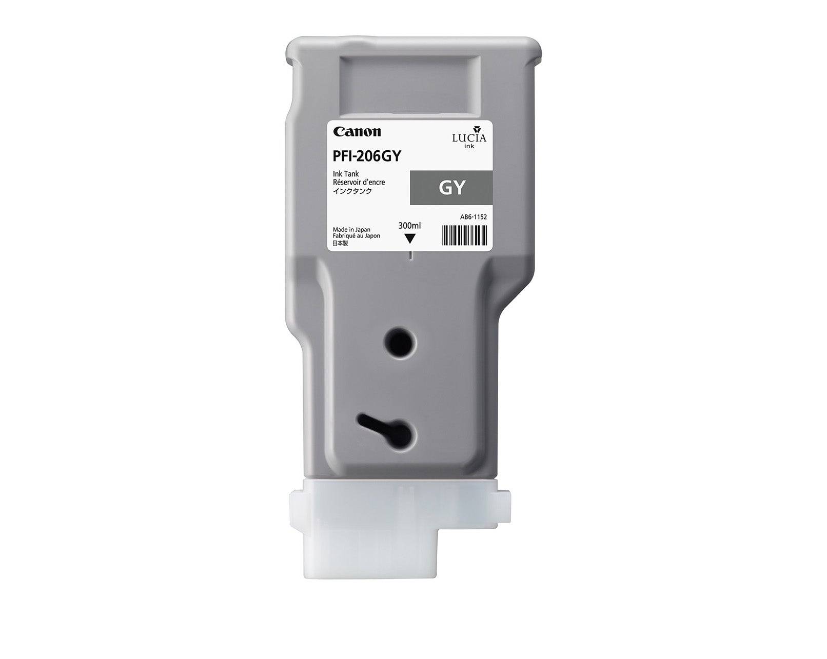 New, Pre-Owned - Canon PFI-206 300mL Gray Ink Cartridge