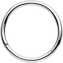 16G 1/2 Solid G23 Implant Grade Titanium Hinged Segment Ring
