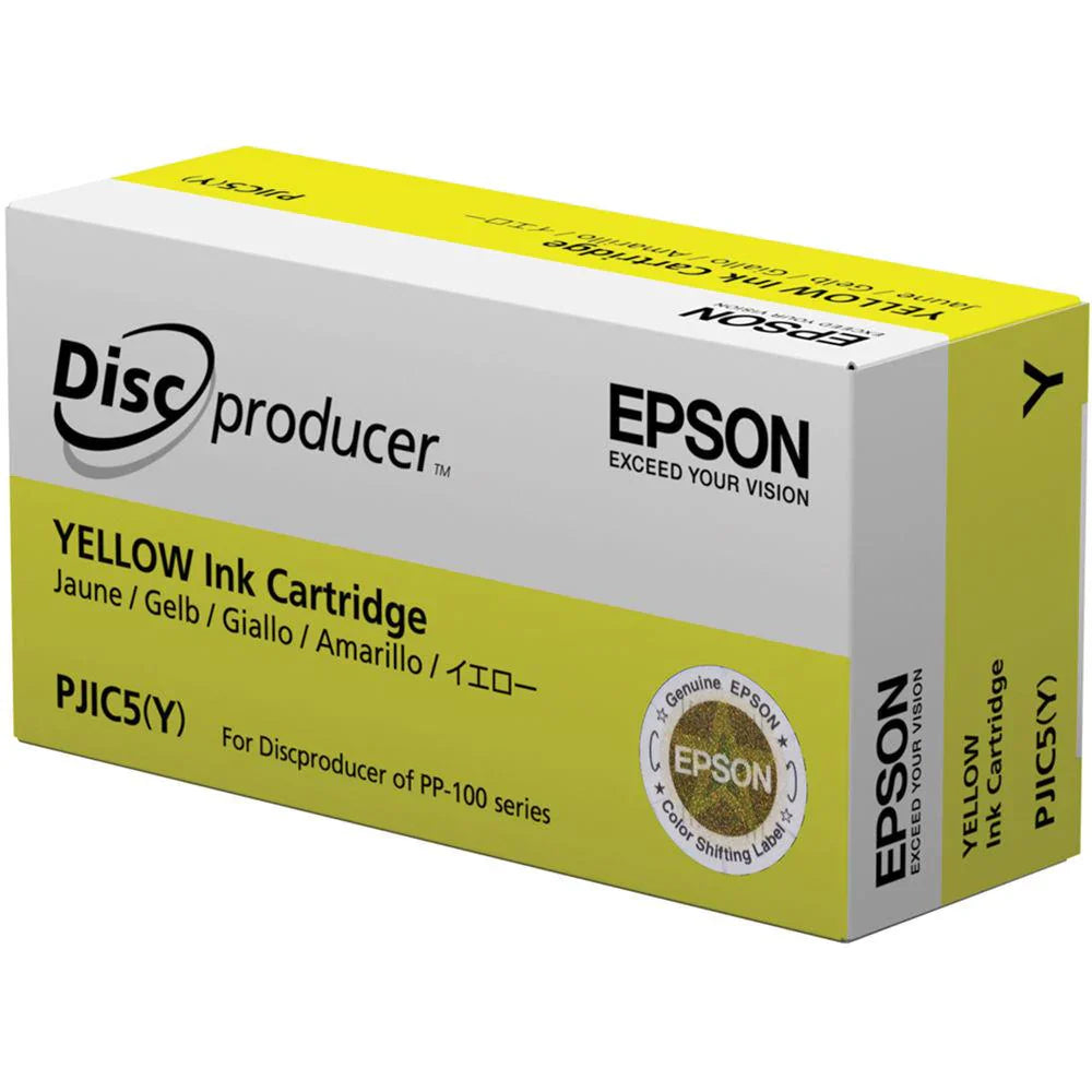New, Pre-Owned - Epson PJIC5-Y High-Yield Yellow Ink Cartridge