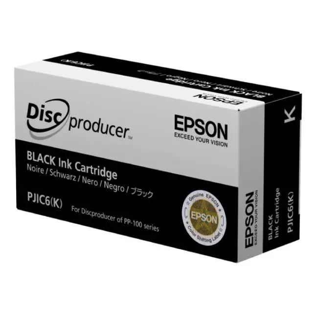 New, Pre-Owned - Epson PJIC6-K High-Yield Black Ink Cartridge