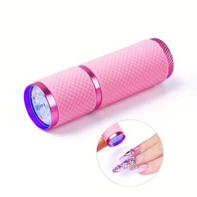 Portable Mini Flashlight Nail Lamp with 9 Lamp Beads