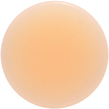 0G Flesh Tone Light Peach Solid UV Acrylic Saddle Plug Set