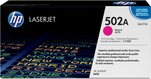 New, Pre-Owned - HP 502A Standard Yield Magenta LaserJet Toner Cartridge, Q6473A