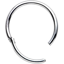 16G 1/2 Solid G23 Implant Grade Titanium Hinged Segment Ring