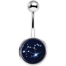 Zodiac Constellation Leo Belly Ring