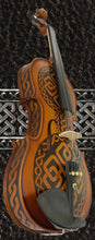 Rozanna's Celtic Love Violin Outfit | Hand-Carved Celtic Design & Crystal Tailpiece