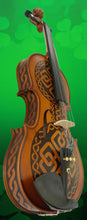 Rozanna's Celtic Love Violin Outfit | Hand-Carved Celtic Design & Crystal Tailpiece