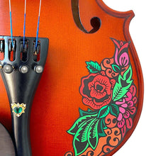 Rozanna's Butterfly Rose Tattoo Violin Outfit | Pearl Fine Tuners & Bow