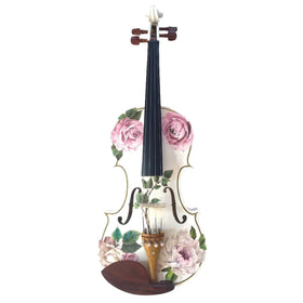Rozanna's Rose Delight II Violin Outfit | Pearl Fine Tuners & Brazilwood Bow