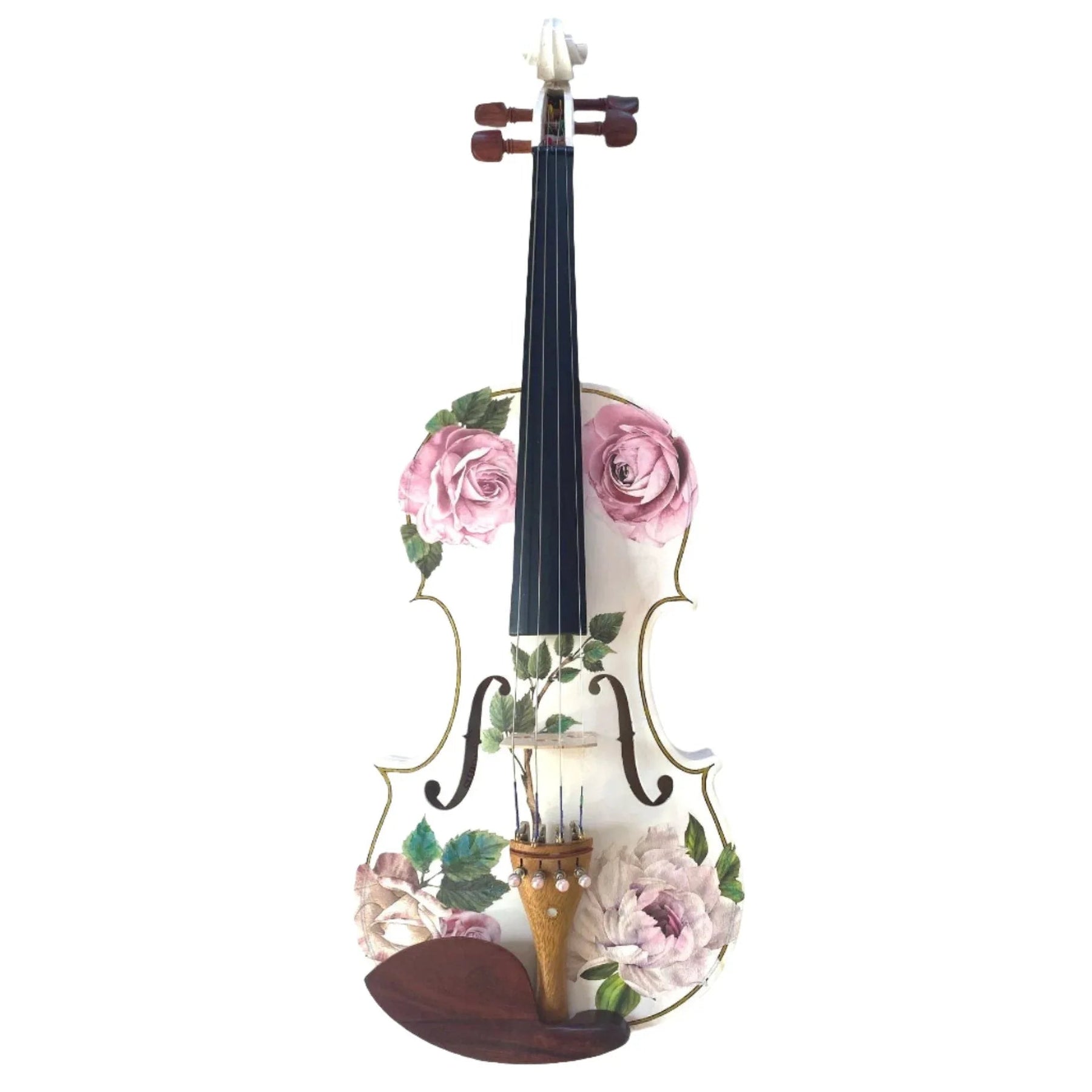 Rozanna's Rose Delight II Violin Outfit | Pearl Fine Tuners & Brazilwood Bow