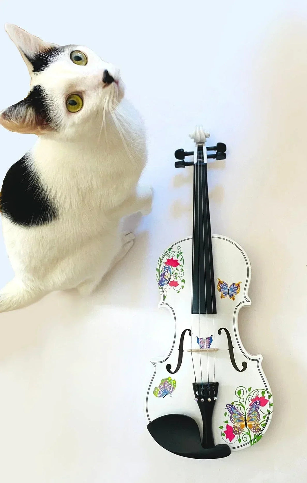 Butterfly BLING II White Violin Outfit