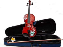 Cinco de Mayo Natural Violin Outfit | Mariachi Sugar Skull Design & Carbon Bow