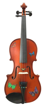 Rozanna's Butterfly Dream Violin Outfit | Butterflies & Crystal Tailpiece