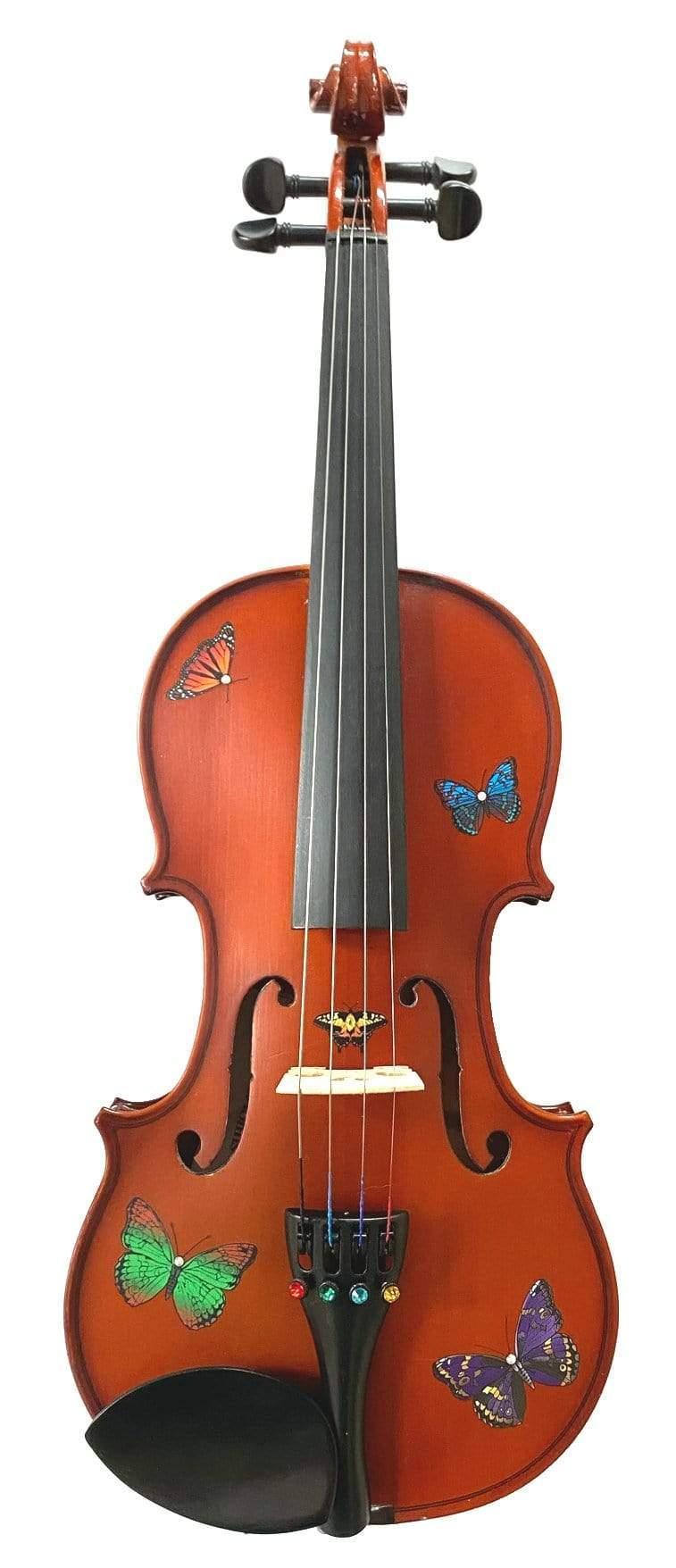 Rozanna's Butterfly Dream Violin Outfit | Butterflies & Crystal Tailpiece