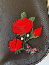 Rozanna's Butterfly Rose Violin Case | Ruby Roses, Butterfly & Faux Pearls