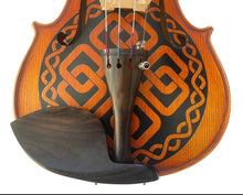 Rozanna's Celtic Love Violin Outfit | Hand-Carved Celtic Design & Crystal Tailpiece