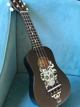 Rozanna's Sugar Skull Mariachi Ukulele | Hand Applied Artwork & Swarovski Crystals