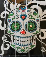 Rozanna's Sugar Skull Mariachi Ukulele | Hand Applied Artwork & Swarovski Crystals