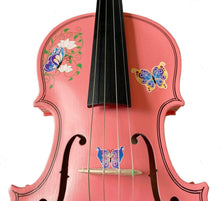 Butterfly Dream II Pink Glitter Violin Outfit | Pearl Tuners & Greco Border