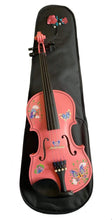 Butterfly Dream II Pink Glitter Violin Outfit | Pearl Tuners & Greco Border