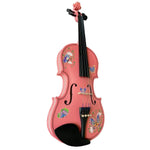 Butterfly Dream II Pink Glitter Violin Outfit | Pearl Tuners & Greco Border