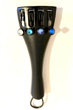 Ruby's Red Crystalline Violin Tailpiece | Jewel-Toned Crystal Upgrade