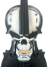 Scourge of War Skull Violin Outfit | Carbon Fiber Bow & Crystal Fine Tuners