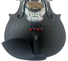 Scourge of War Skull Violin Outfit | Carbon Fiber Bow & Crystal Fine Tuners