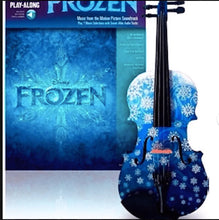 Snowflake Fuchsia Sparkle Violin Outfit | Carbon Fiber Bow & Case