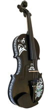 Cinco de Mayo Black Glitter Violin Outfit | Mariachi Sugar Skull Design