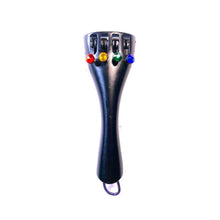 Color Coded Crystalline Violin Tailpiece | Helps Students Learn String Names