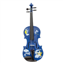 Twinkle Star Blue Violin Outfit | Crystal Fine Tuners & Brazilwood Bow