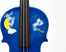 Twinkle Star Blue Violin Outfit | Crystal Fine Tuners & Brazilwood Bow