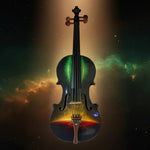 Rozanna's Galaxy Ride Deluxe Violin Outfit | Carbon Fiber Bow & Star Case