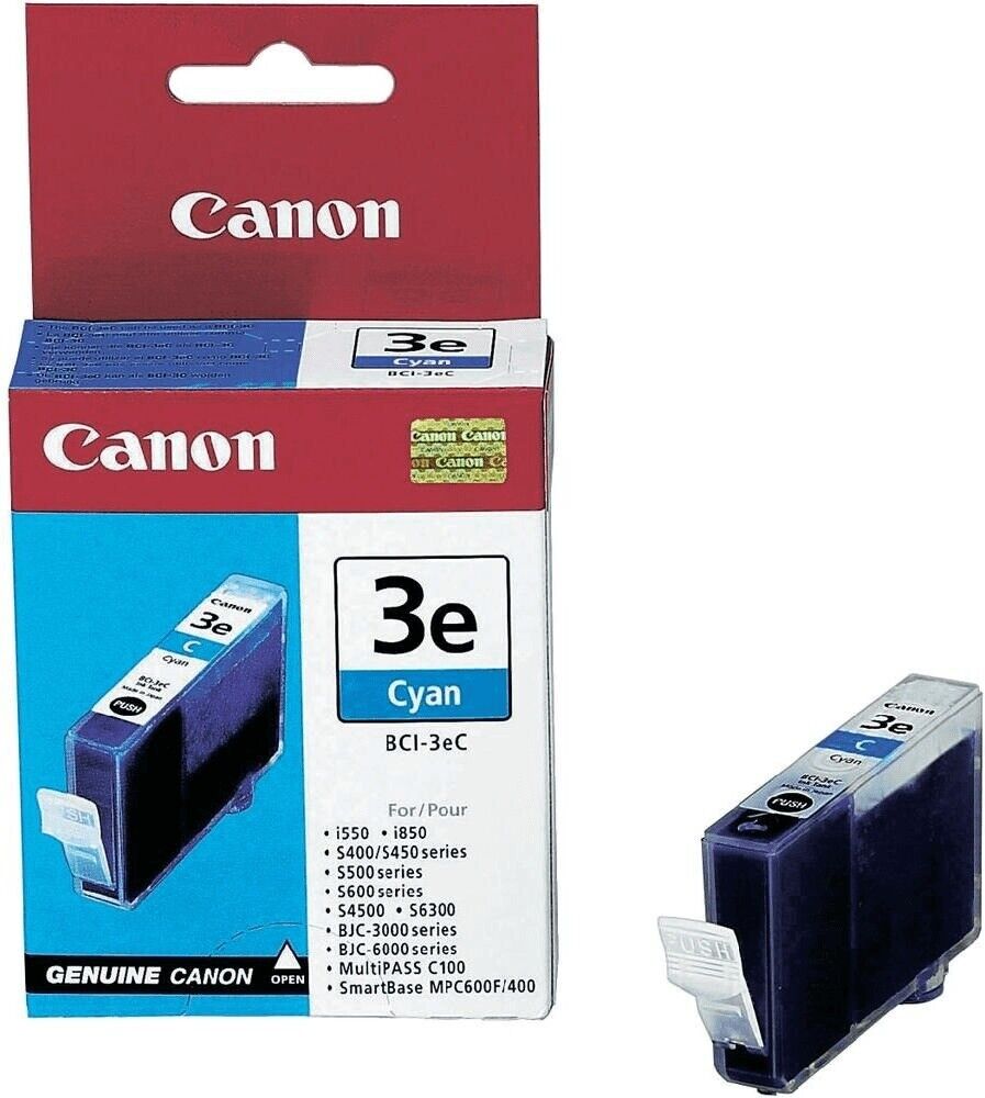 New, Pre-Owned - Canon BCI-3e Cyan Ink Cartridge
