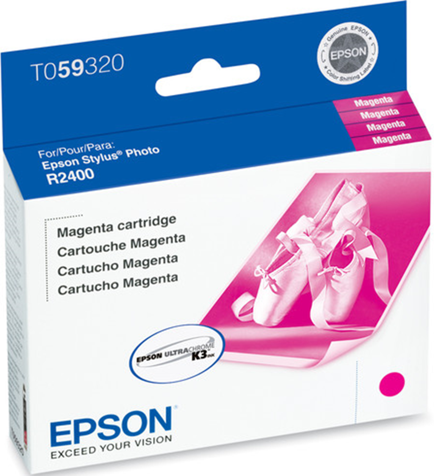 New, Pre-Owned - Epson 59 (T059320) Magenta Ink Cartridge