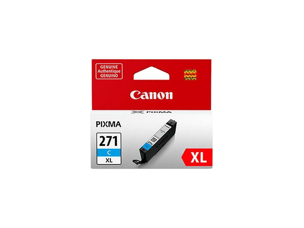 New, Pre-Owned - Canon CLI-271XL High Yield Cyan Ink Cartridge