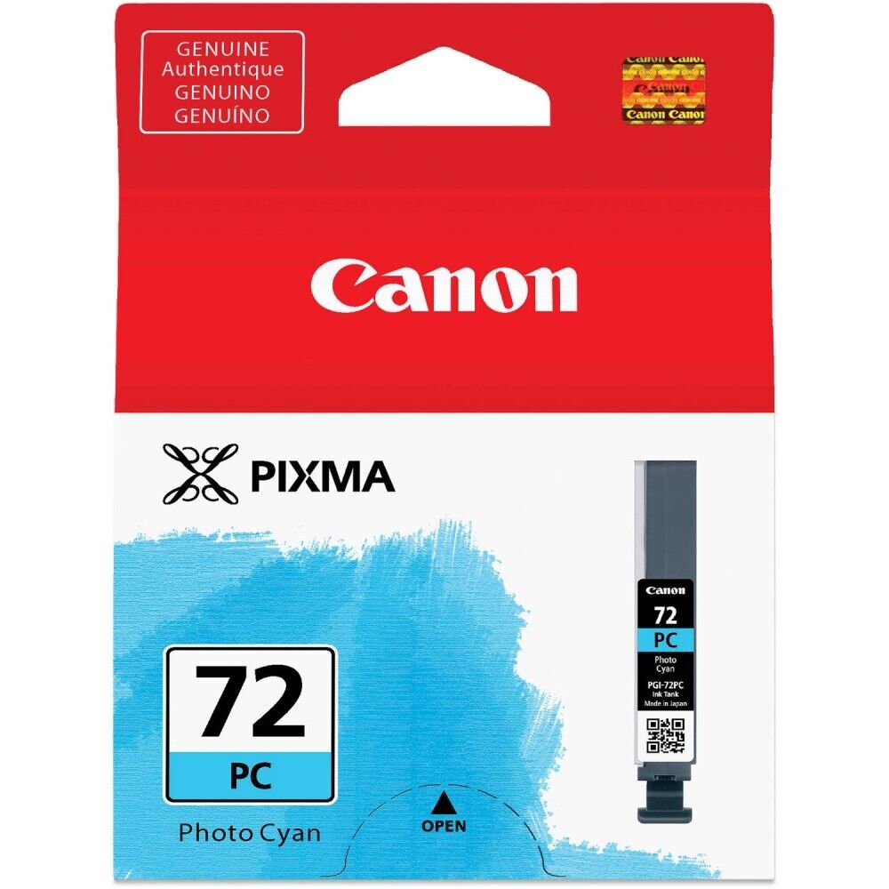 New, Pre-Owned - Canon PGI-72 Photo Cyan Ink Cartridge