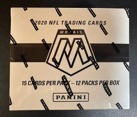 2020 Panini Mosaic Football Factory Sealed Cello Fat Pack Box 12 Packs