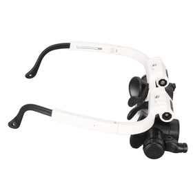 2-LED Head-Mounted Magnifier Glasses – 8x/15x/23x with Repair Light