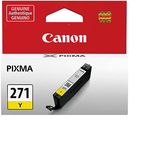 New, Pre-Owned - Canon CLI-271 Standard Yield Yellow Ink Cartridge