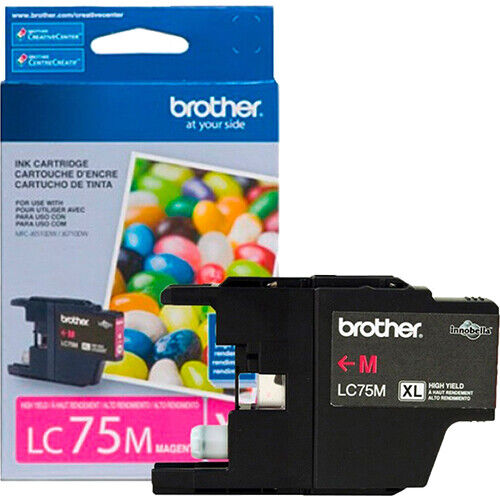 New, Pre-Owned - Brother LC75 Magenta Ink Cartridge