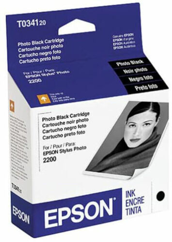 New, Pre-Owned - Epson 34 (T0341) Photo Black Ink Cartridge