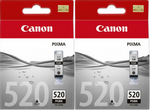 New, Pre-Owned - Canon PGI-520 Black Ink Cartridges- 2 Pack