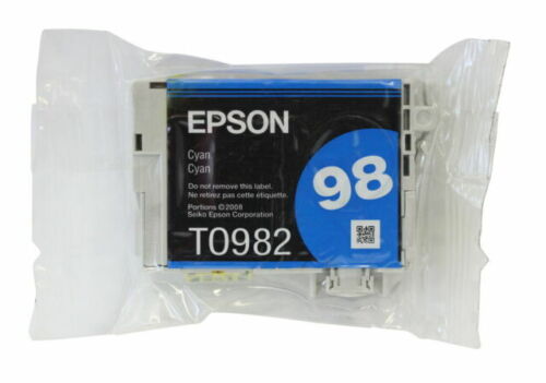New, Pre-Owned - Epson 98 Cyan ( T0982 ) Ink Cartridge